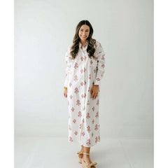 8.28 Boutique:Karlie Clothes,Karlie Floral Shirt Maxi Dress,Dress