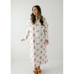 8.28 Boutique:Karlie Clothes,Karlie Floral Shirt Maxi Dress,Dress