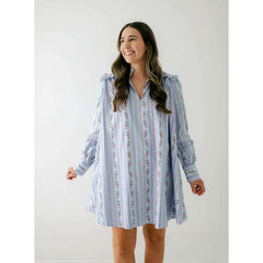 8.28 Boutique:Karlie Clothes,Karlie French Floral Vine V-Neck Dress,Dress