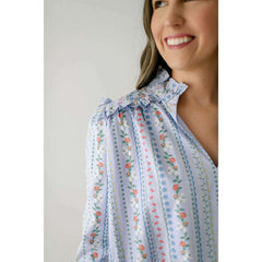 8.28 Boutique:Karlie Clothes,Karlie French Floral Vine V-Neck Dress,Dress