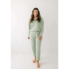 Varley Rolled Cuff Pant 25" in Snow Sage