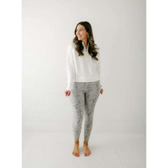 Varley Move Super High Legging in Ivory Textured Snake