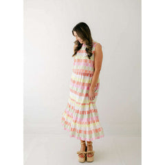 Livro Market Skirt in Sherbert Stripes