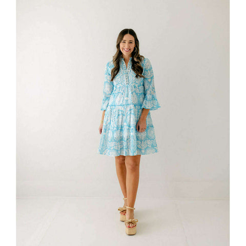 Holly Shae Sydney Blue Seersucker Dress