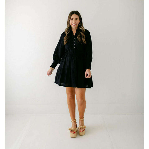 Holly Shae Sydney Blue Seersucker Dress