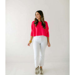 8.28 Boutique:Kerisma Knits,Kerisma Knits Aiko Aja Top in Fuchsia,Shirts & Tops