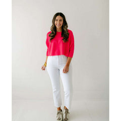 8.28 Boutique:Kerisma Knits,Kerisma Knits Aiko Aja Top in Fuchsia,Shirts & Tops
