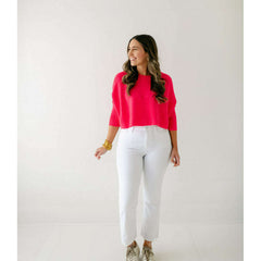 8.28 Boutique:Kerisma Knits,Kerisma Knits Aiko Aja Top in Fuchsia,Shirts & Tops