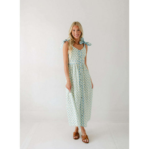 Holly Shae Sydney Blue Seersucker Dress