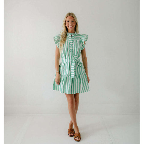 Holly Shae Sydney Blue Seersucker Dress