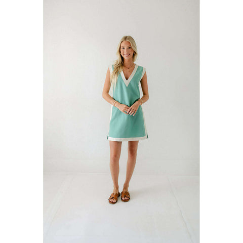 Holly Shae Sydney Blue Seersucker Dress
