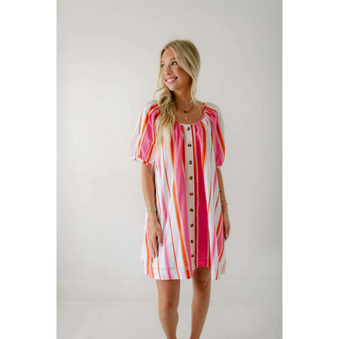 Holly Shae Sydney Blue Seersucker Dress