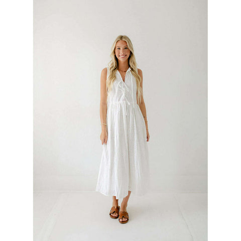 Holly Shae Sydney Blue Seersucker Dress