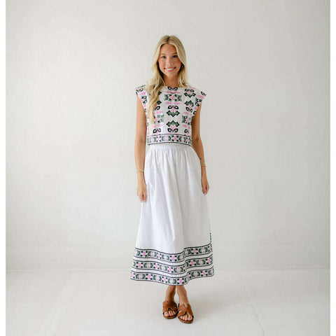 Holly Shae Sydney Blue Seersucker Dress