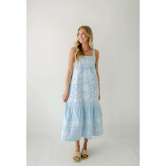 8.28 Boutique:J.Marie Collections,J.Marie Collections Landon Midi Dress in Light Blue,Dress