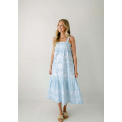8.28 Boutique:J.Marie Collections,J.Marie Collections Landon Midi Dress in Light Blue,Dress