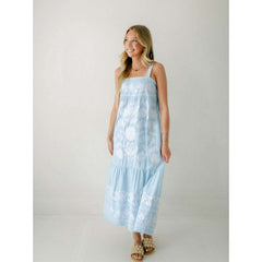 8.28 Boutique:J.Marie Collections,J.Marie Collections Landon Midi Dress in Light Blue,Dress