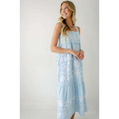 8.28 Boutique:J.Marie Collections,J.Marie Collections Landon Midi Dress in Light Blue,Dress