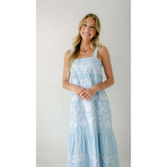 8.28 Boutique:J.Marie Collections,J.Marie Collections Landon Midi Dress in Light Blue,Dress