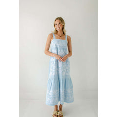 8.28 Boutique:J.Marie Collections,J.Marie Collections Landon Midi Dress in Light Blue,Dress