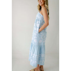8.28 Boutique:J.Marie Collections,J.Marie Collections Landon Midi Dress in Light Blue,Dress