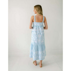 8.28 Boutique:J.Marie Collections,J.Marie Collections Landon Midi Dress in Light Blue,Dress