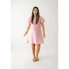 8.28 Boutique:Clara the Label,Clara the Label Blair Mini Dress in Blooming Dahlia,Dress