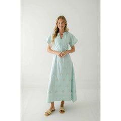 8.28 Boutique:Clara the Label,Clara the Label Blair Midi Dress in Powder Blue,Dress