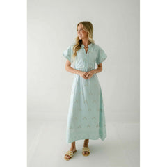 8.28 Boutique:Clara the Label,Clara the Label Blair Midi Dress in Powder Blue,Dress