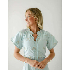 8.28 Boutique:Clara the Label,Clara the Label Blair Midi Dress in Powder Blue,Dress