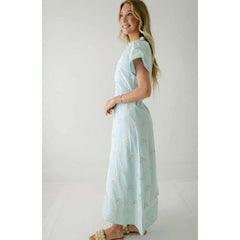 8.28 Boutique:Clara the Label,Clara the Label Blair Midi Dress in Powder Blue,Dress
