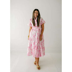 8.28 Boutique:J.Marie Collections,J.Marie Collections Claire Eyelet Button Up Midi Dress,Dress