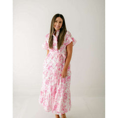 8.28 Boutique:J.Marie Collections,J.Marie Collections Claire Eyelet Button Up Midi Dress,Dress