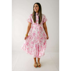 8.28 Boutique:J.Marie Collections,J.Marie Collections Claire Eyelet Button Up Midi Dress,Dress