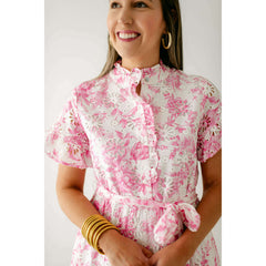 8.28 Boutique:J.Marie Collections,J.Marie Collections Claire Eyelet Button Up Midi Dress,Dress