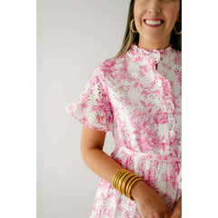 8.28 Boutique:J.Marie Collections,J.Marie Collections Claire Eyelet Button Up Midi Dress,Dress