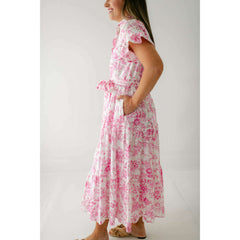 8.28 Boutique:J.Marie Collections,J.Marie Collections Claire Eyelet Button Up Midi Dress,Dress