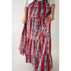 8.28 Boutique:Briton Court,Briton Court Savannah Skirt in Striped Floral Geo,skirt