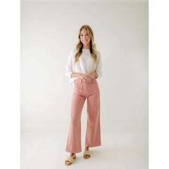 8.28 Boutique:Just Black Denim,Just Black Denim Dusty Coral Patch Pocket Jean,Jeans