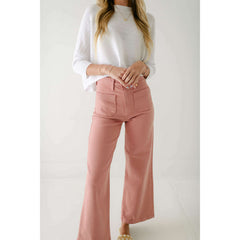 8.28 Boutique:Just Black Denim,Just Black Denim Dusty Coral Patch Pocket Jean,Jeans