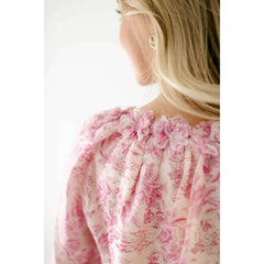 8.28 Boutique:Jade by Melody Tam,Jade Melody Tam Pink Dimensional Flower Top,Shirts & Tops