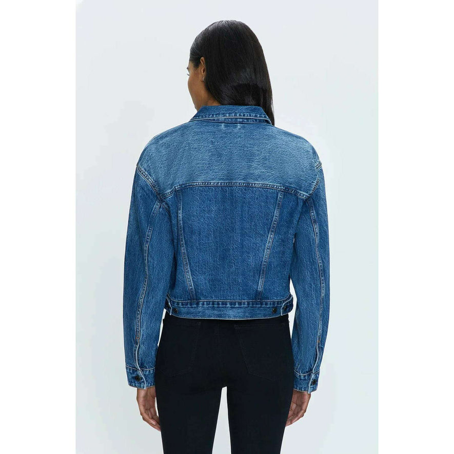 Pistola Tatum Cropped Denim Jacket 8.28 Boutique