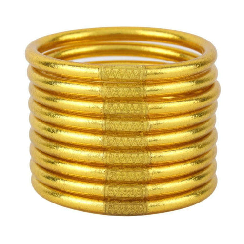 8.28 Boutique:BuDhaGirl,BuDaGirl Gold All Weather Bangles,Bracelets