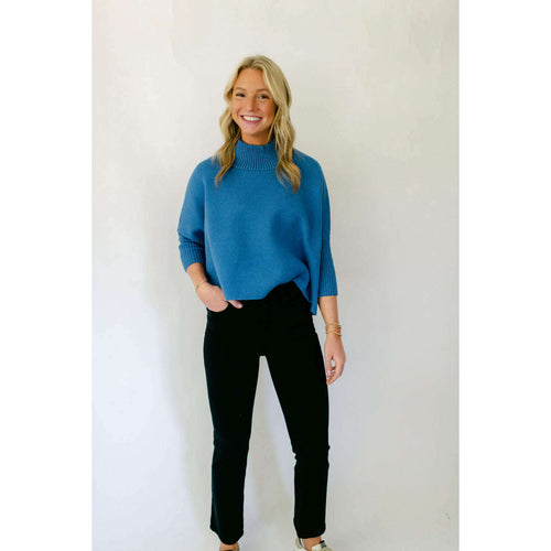 8.28 Boutique:Kerisma Knits,Kerisma Aja Sweater in Persian Blue,Sweaters