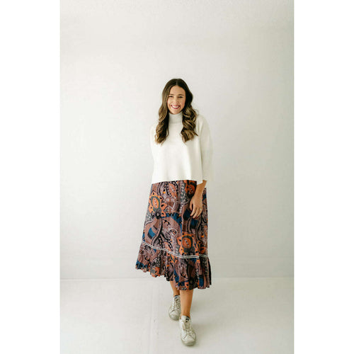 8.28 Boutique:Cleobella,Cleobella Jodie Ankle Skirt in Mirage Print,skirt