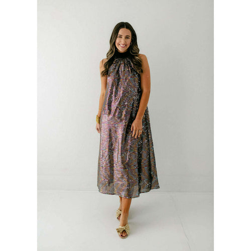 8.28 Boutique:Holly Shae,Holly Shae Blythe Sequins Maxi Dress,dress