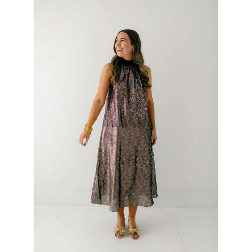 8.28 Boutique:Holly Shae,Holly Shae Blythe Sequins Maxi Dress,dress