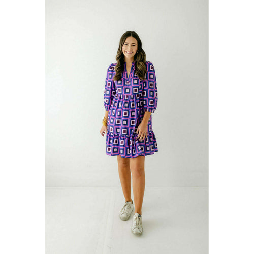 8.28 Boutique:Tyler Boe,Tyler Boe Karlie Graphic Geo Dress,Dress