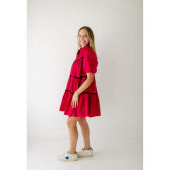 8.28 Boutique:Meet Me in Santorini,Meet Me in Santorini Mila Dress in Magenta,Dress