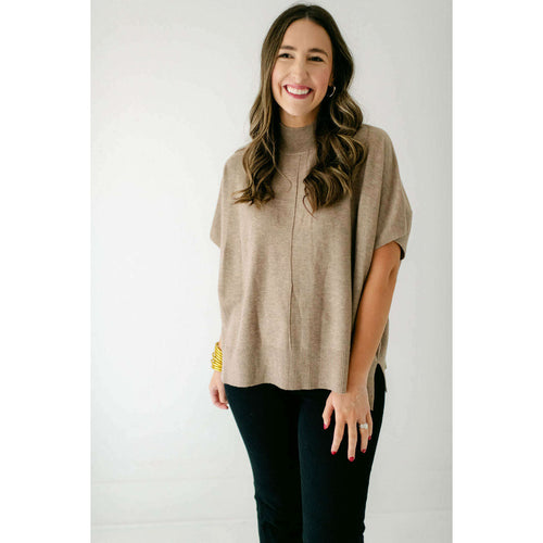 8.28 Boutique:Kerisma Knits,Kerisma Caroline Top in Taupe,Sweaters